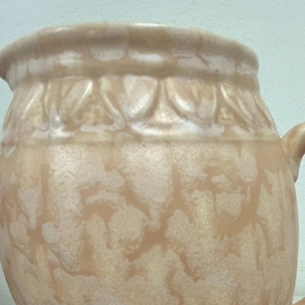 Douglas Pottery England Spongeware pitcher Vintage water milk jug
